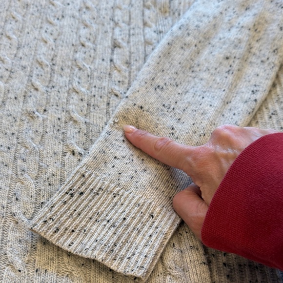 Vineyard Vines waterfall cardigan in wool / cashmere - Picture 2 of 6